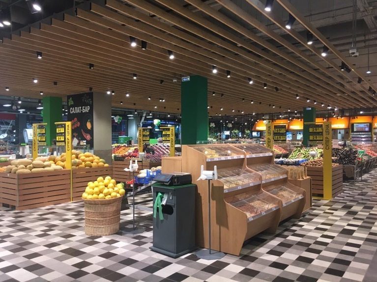 Supermarket in Moscow, Russia